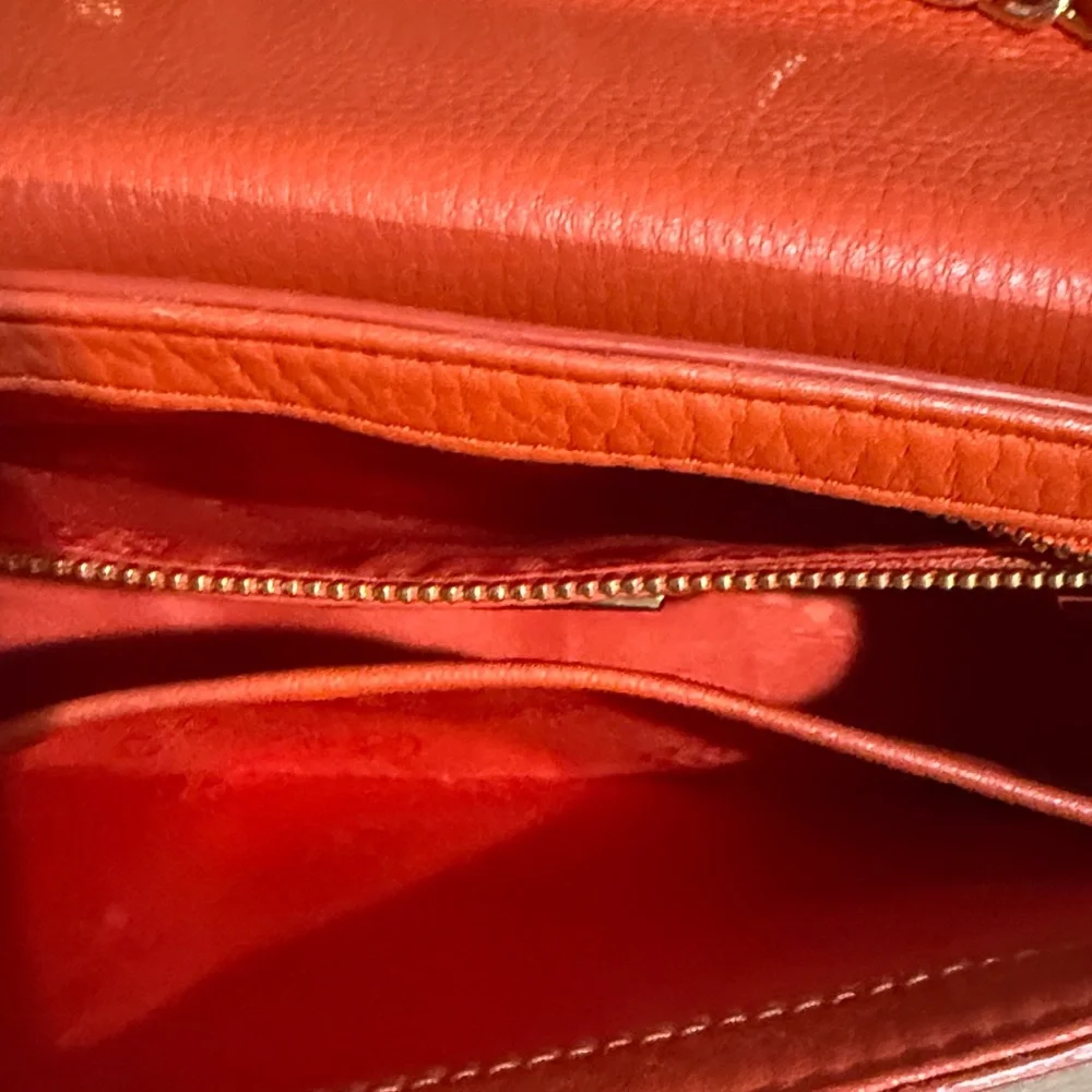 Tory Burch Britten Spiced Orange Crossbody Bag - Picture 7 of 9